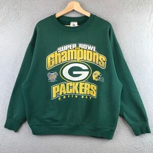 Vintage Green Bay Packers Super Bowl XXXI Champions Crewneck Sweatshirt XL